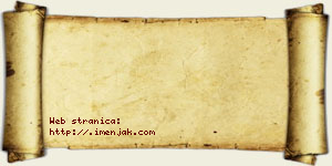 Isak Sklopić vizit kartica